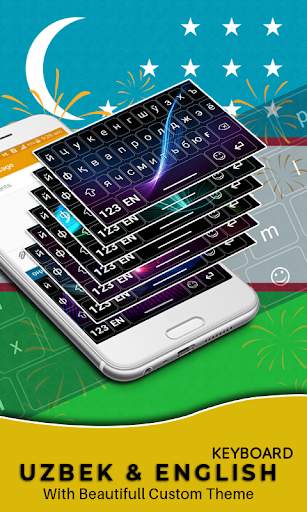 Uzbek Keyboard for android with English letters screenshot 2
