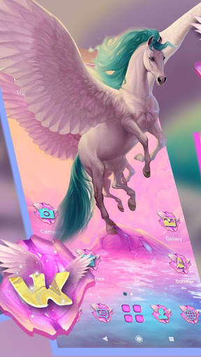 Pink Unicorn Launcher Theme screenshot 3