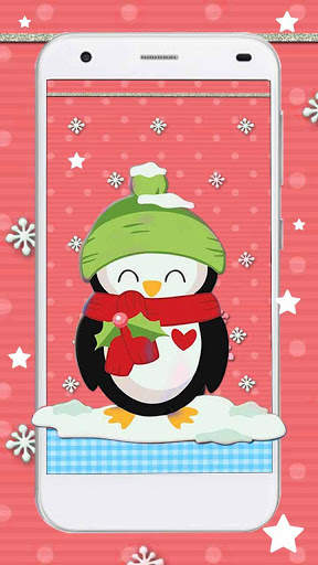Salmon Kawai Cartoon live wallpaper screenshot 3