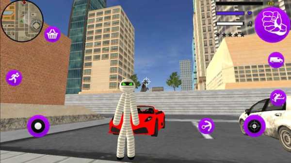 Mummy Stickman Rope Hero City Gangstar Mafia screenshot 1