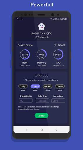 Fantom GFX Tool for PUBG (Free) screenshot 1