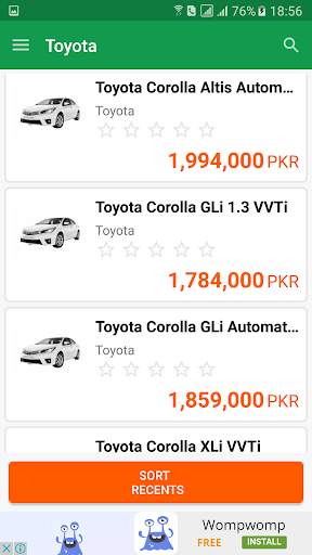Car Prices in Pakistan स्क्रीनशॉट 3