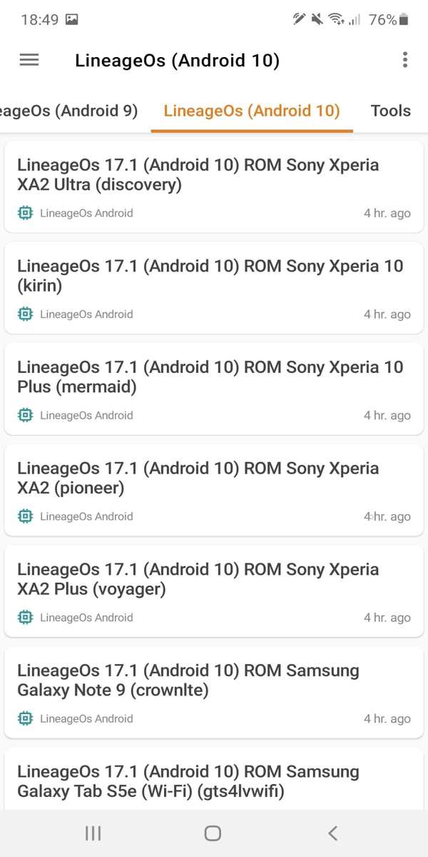 LineageOs Android Roms screenshot 6