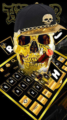 3D Skull Hip Hop Keyboard screenshot 1