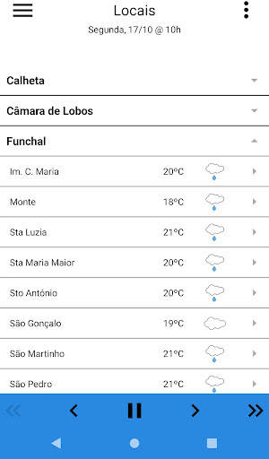 MadeiraWeather screenshot 2