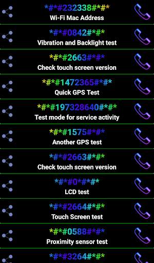 Android Codes screenshot 2
