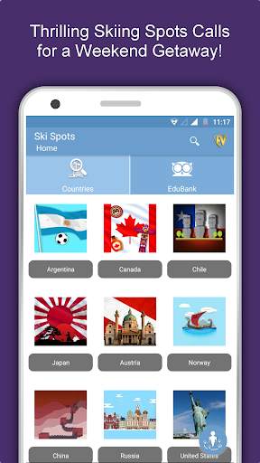 Ski Spots Travel & Explore Offline Guide screenshot 1