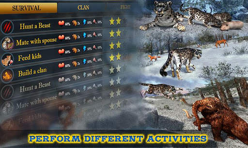 Forest Snow Leopard Sim screenshot 4