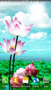 Lotus live wallpaper screenshot 3