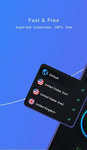 Super Fast VPN - Free, Unlimited Secure VPN Master screenshot 1
