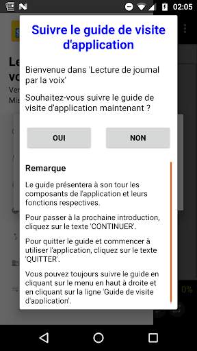 Lecture de journal par voix screenshot 1