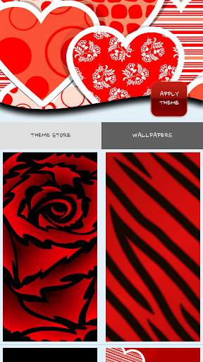 Theme with Red Hearts screenshot 6