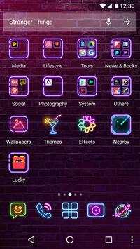 Color Phone Theme - Neon Night screenshot 2