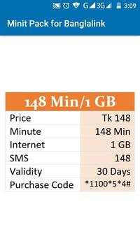 Minit Pack for Banglalink screenshot 6