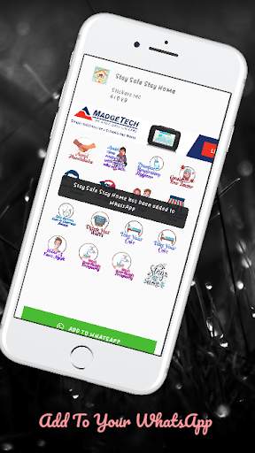 Stay Safe Stay Home Stickers For WhatsApp screenshot 4