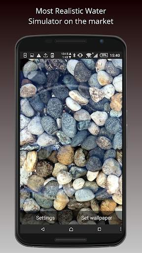 Pebbles - Live Water Wallpaper screenshot 2