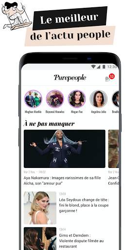 PurePeople: news people screenshot 1