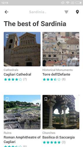 Cerdeña Travel Guide in English with map screenshot 3