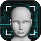 Face detection screen lock icon