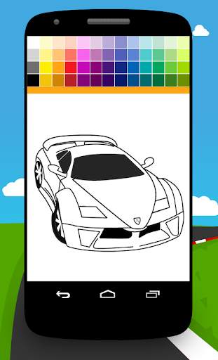Cars Coloring स्क्रीनशॉट 1