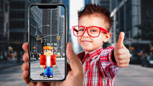 AR Minecraft skins Visualiser in Augmented Reality 1 تصوير الشاشة