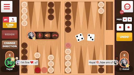 Backgammon Online screenshot 1