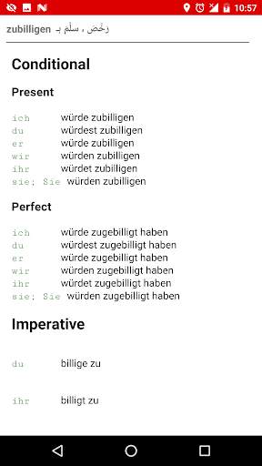 German Verbs Offline screenshot 5