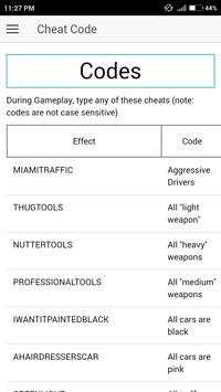 Cheat Code for GTA 4 Vice City screenshot 3