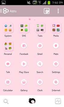 Bongja doll go launcher theme screenshot 3