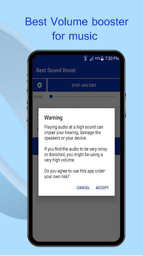 Volume Booster for Android screenshot 1