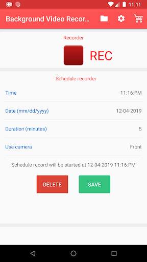 Background Video Recorder screenshot 5
