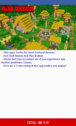 Village Generator for Minecraf screenshot 3