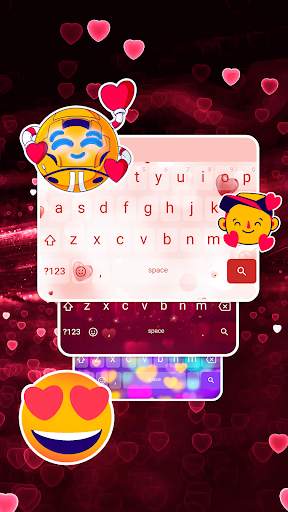 Pink Keyboard For WhatsApp screenshot 1