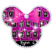 Diamond Pink Mouse Keyboard icon