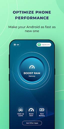 Emerald Booster - Clean Phone Optimize Performance screenshot 2
