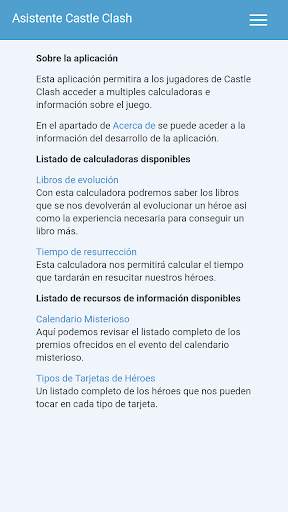 Asistente Castle Clash screenshot 1