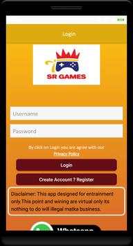 Sr Games  - Online matka Paly & Kuber Matka screenshot 1