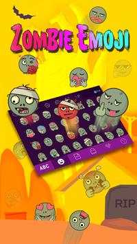 Kika Keyboard Zombie Emoji screenshot 1