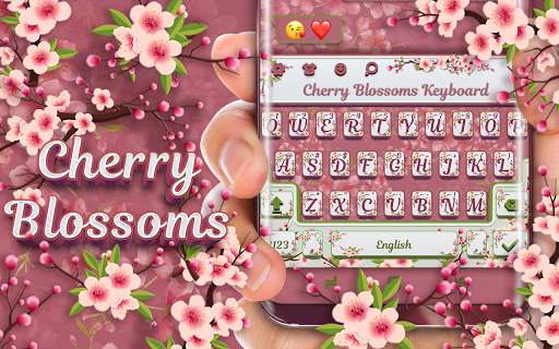 Cherry Blossom Keyboard स्क्रीनशॉट 5
