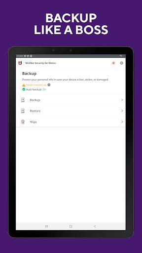 McAfee® Security for Metro® screenshot 14