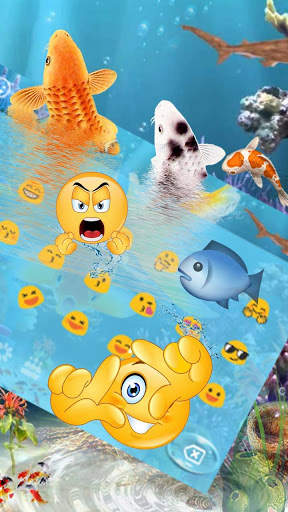 3D Aquarium Koi Fish Keyboard screenshot 3
