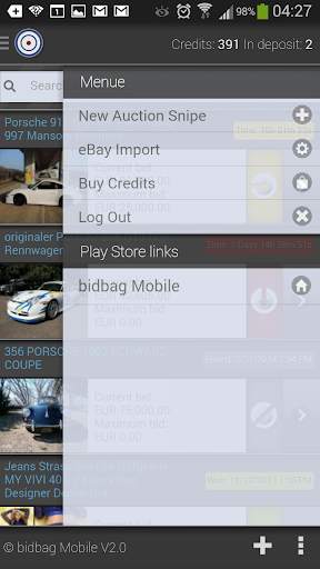 Sniper for eBay - bidbag Auction Bid Sniper screenshot 6