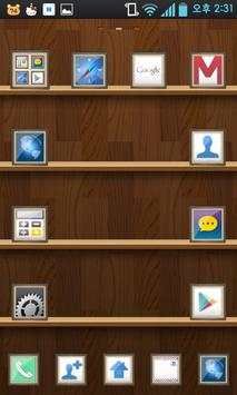 SHELVE go launcher theme screenshot 1