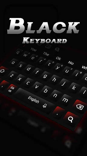 Black Keyboard Theme screenshot 1