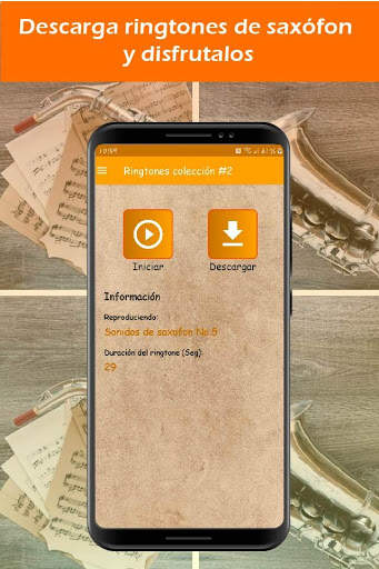 ringtones de saxofon, sonidos de saxofon screenshot 4