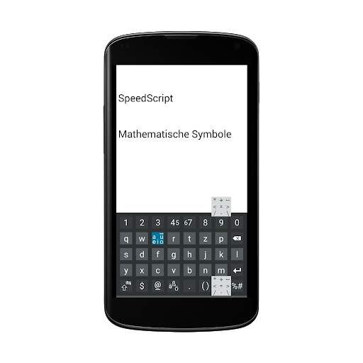 SpeedScript Tastatur free screenshot 4