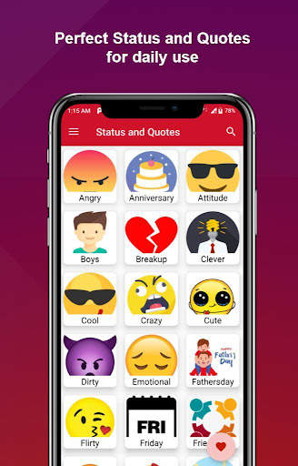 Status and Quotes screenshot 1