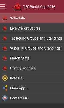 Cricket Fixtures for T20 2016 screenshot 1