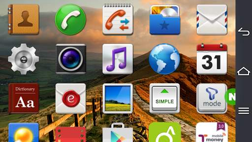 Simple Big Launcher 2 تصوير الشاشة