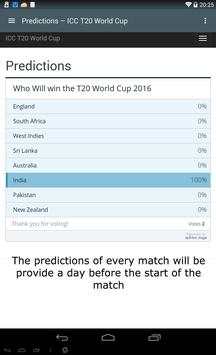 ICC T20 Cricket World Cup 2016 screenshot 4